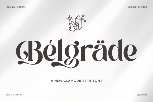 Belgrade Serif Font for Digital Sellers