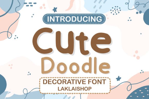 Cute Doodle Fonts for Decorative Design