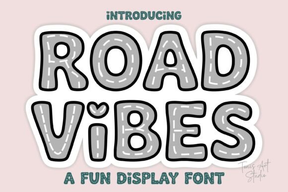 Decorative Fonts with a Road Vibes Edge