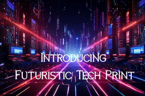 Futuristic Tech Print: Fonts with a Modern Edge