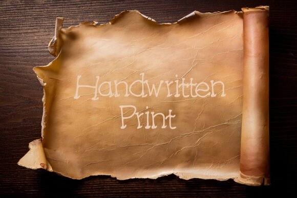 Handwritten Print: Fonts for Expressive Branding
