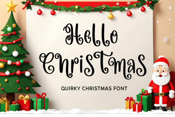 Hello Christmas: Fonts for Festive Design