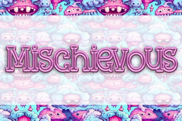 Mischievous: A Playful Serif Font for Handmade Creators
