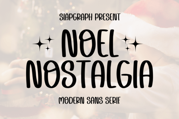 Noel Nostalgia: A Bold Sans Serif Font for Creative Publishing