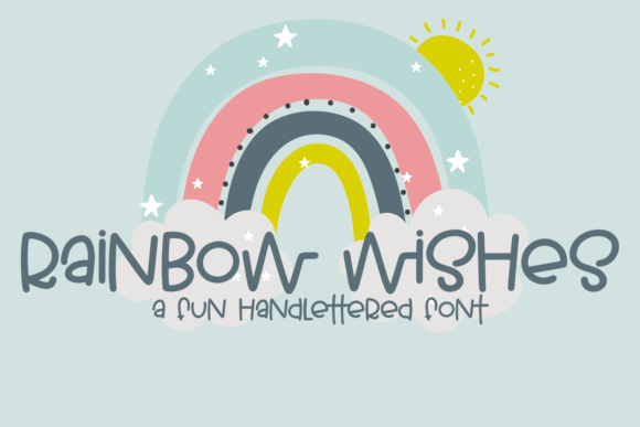 Review: Rainbow Wishes Fonts in Script Amp