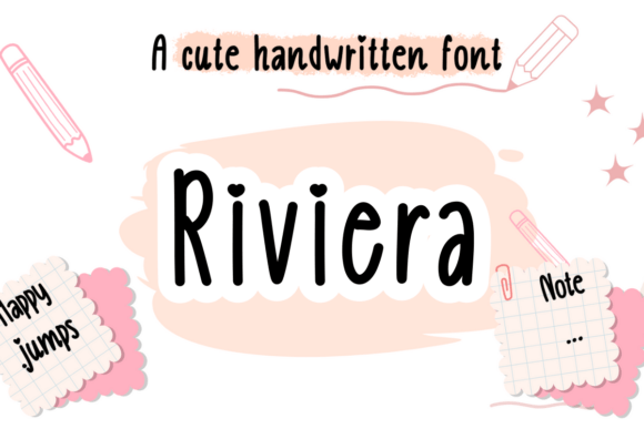 Riviera - Handwritten Font for Script Amp