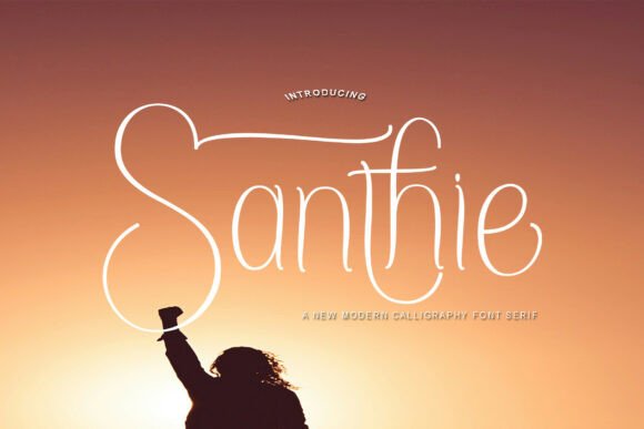 Santhie: A Sleek Serif Font for Handmade Creators