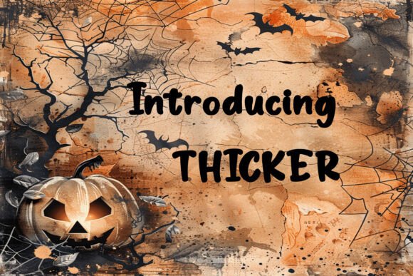 Thicker: Bold Script Amp Fonts for Creative Design