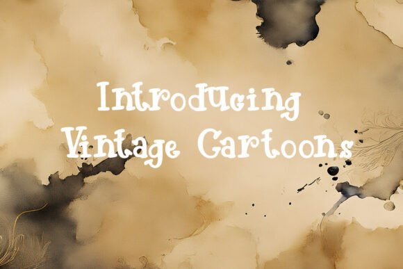 Vintage Cartoons Fonts: Timeless Sans Serif for Creative Projects