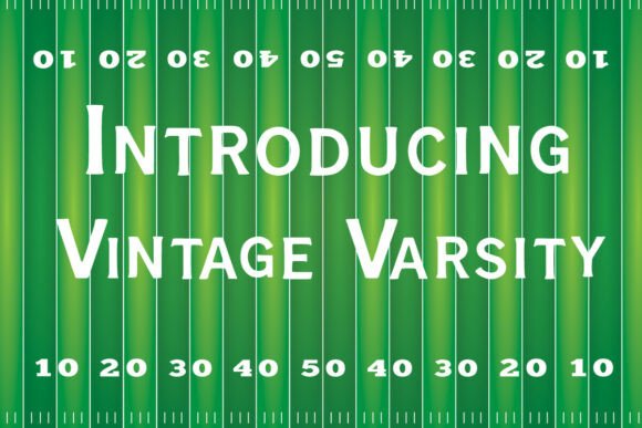 Vintage Varsity Fonts: A Timeless Sans Serif for Digital Sellers