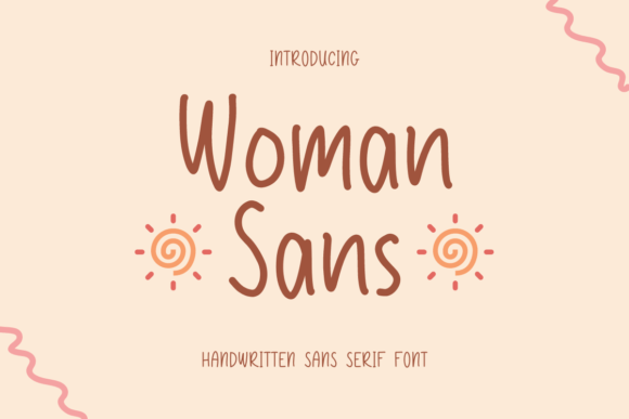 Woman Sans: A Cute Sans Serif Font for Creative Publishing