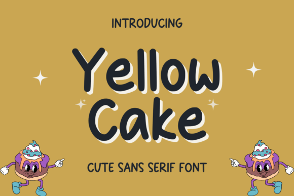 Yellow Cake: A Cute Sans Serif Font for Local Branding
